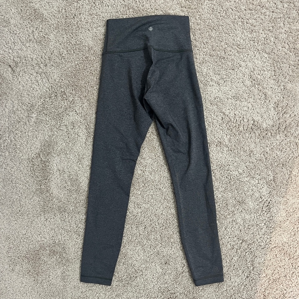 Lululemon Wunder Under High Rise 7/8" leggins Luxtreme 25" | Heathered Black | 4 - Picture 5 of 5